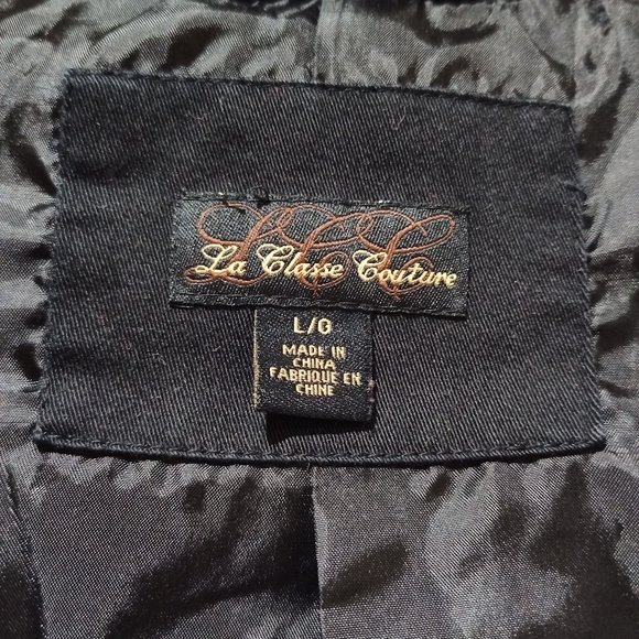 La Classe Couture Women's Dressing Black Blazer - Picture 9 of 16